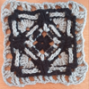 Black and grey complex pattern