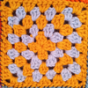 alternating pale blue and yellow rounds