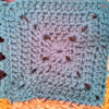 Teal solid square